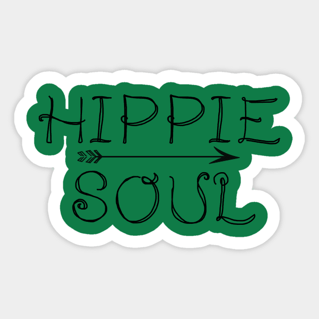 Hippie Soul Sticker by CindersRose